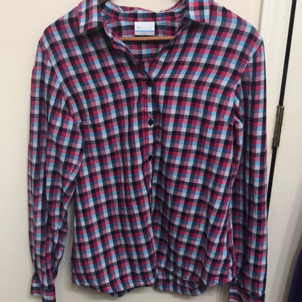 Columbia Shirt button up size L
